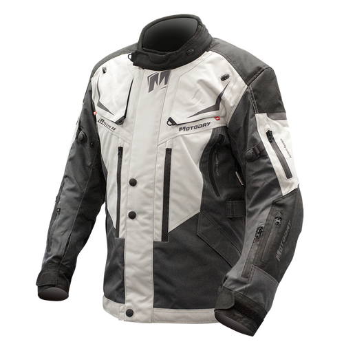 Motodry Rallye 2 Motorcycle Jacket Black Grey 7XL