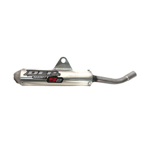 Beta RR 125 2T 2018 DEP Silver Shorty 2 Stroke Silencer Exhaust Muffler Pipe