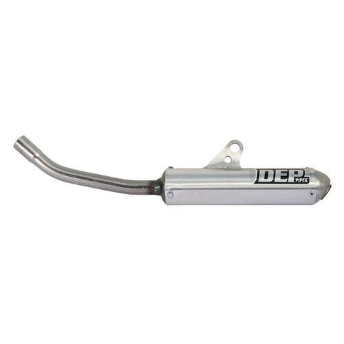 KTM 125 SX 2004-2010 DEP Silver Shorty 2 Stroke Silencer Exhaust Muffler Pipe