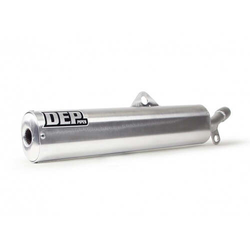 Yamaha WR200 1991-2005 DEP Silver Enduro 2 Stroke Silencer Exhaust Muffler Pipe