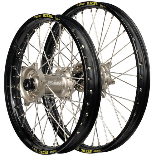 Husaberg TE250 2010 - 2014 Envy / Excel SNR Wheel Set 21/18 Black Rims Factory Hubs