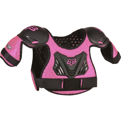 Fox Peewee Titan Roost Deflector MX Armour Black/Pink M/L