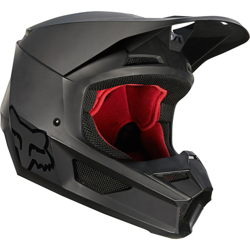 Fox Youth V1 Matte Black MX Motorcross Helmet ECe Mt YM