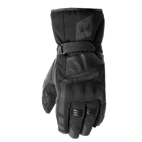 Motodry Aspen Thermal Motorcycle Winter Gloves Black S