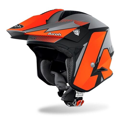 Airoh TRR-S Pure Trials Motorcycle Helmet Matt Orange XL