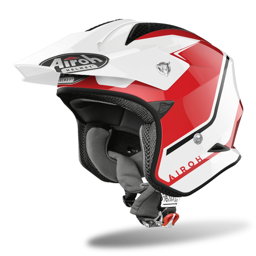 Airoh TRR-S Keen Trials Motorcycle Helmet Red Gloss