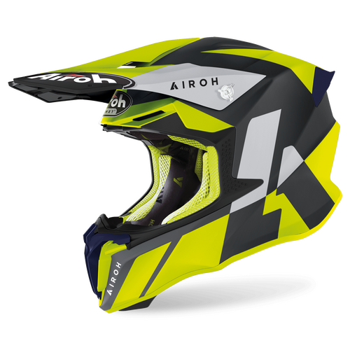 Airoh Twist 2.0 Lift Off Road Motorcycle Helmet Yellow Matt S