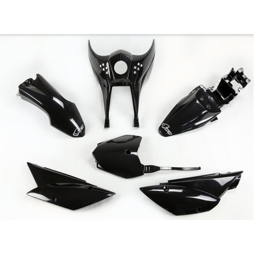 Kawasaki KLX110 KLX110L 2010-2023 Ufo Black Plastics Kit