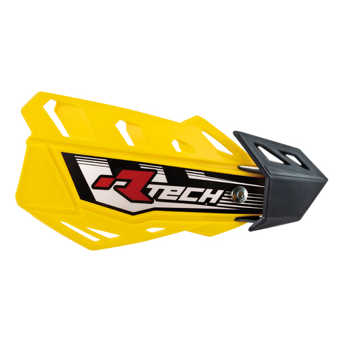 KTM 250 SX-F Rtech Flex MX Vented Handguards Motocross Hand Guards Yellow 