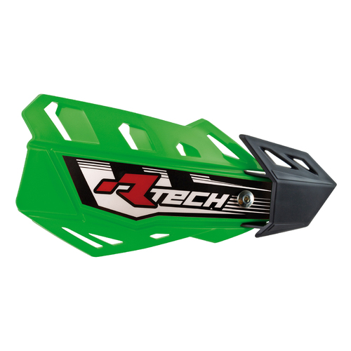 Yamaha WR450F Rtech Flex MX Vented Handguards Motocross Hand Guards Green 