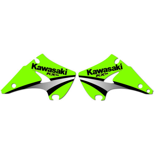 Kawasaki KX125 2005 - Graphics Kit OEM Replica Stickers