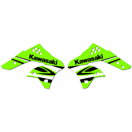 Kawasaki KX250F 2008 - Graphics Kit OEM Replica Stickers