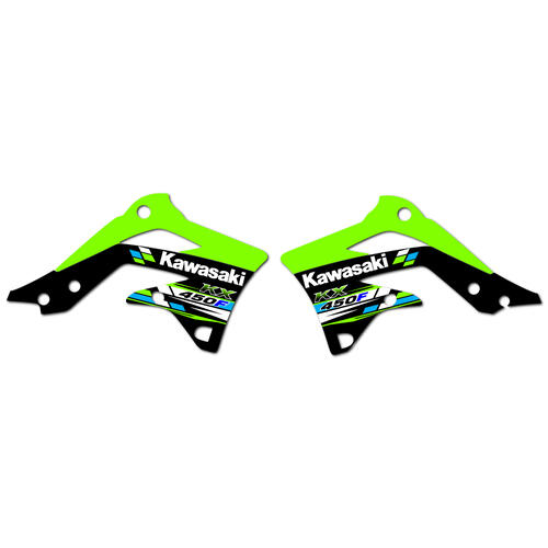 Kawasaki KX450F 2013 - Graphics Kit OEM Replica Stickers