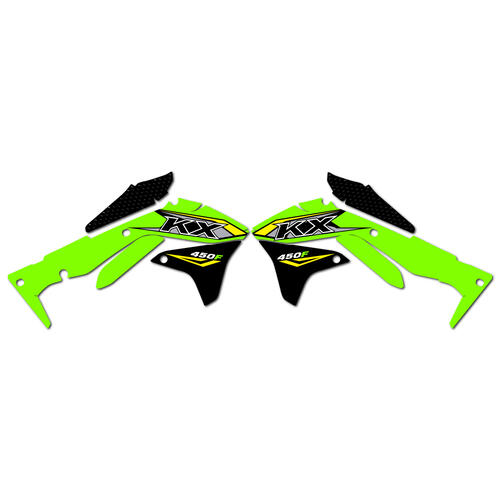 Kawasaki KX450F 2018 - Graphics Kit OEM Replica Stickers