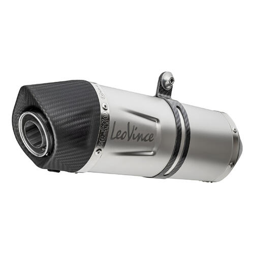 Yamaha X-Max 300 2021-2024 LeoVince One Evo Slip-On Muffler A+C Stainless Steel