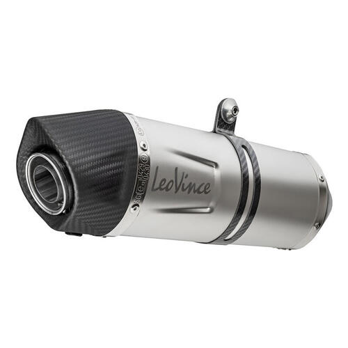 Yamaha X-Max 300 2021-2024 LeoVince One Evo Slip-On Muffler dB(A) Stainless Steel