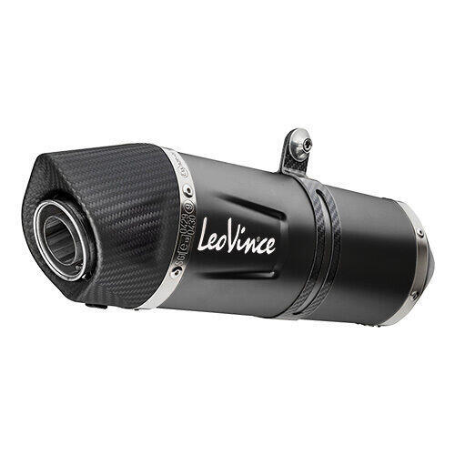 Honda XL750 Transalp 2023-2024 LeoVince One Evo Slip-On Muffler Stainless Steel/Black