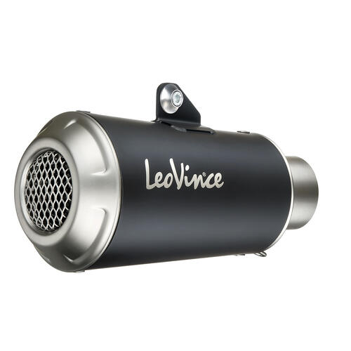 Honda CB500X 2019-2024 LeoVince LV-10 Slip-On Muffler Stainless Steel/Black