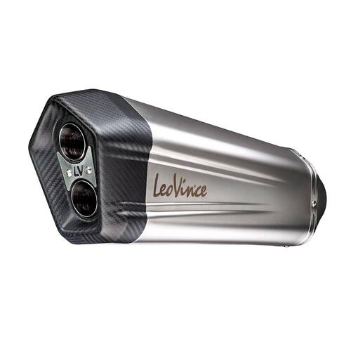 Honda CRF1100L Africa Twin 2020-2024 LeoVince LV-12 Slip-On Muffler Stainless Steel