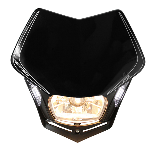 KTM 250 EXC Rtech Universal V-Face Headlight With Led Black 