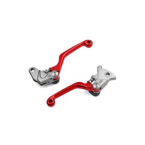 Honda CRF450RWE 2019-2020 Moto Master MX Alloy Pivot Clutch & Brake Lever Set Red