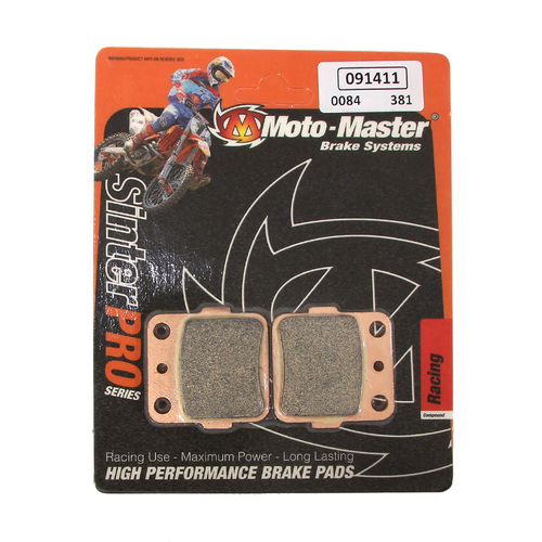 Kawasaki KX80 1988-2000 Moto Master Rear Sinterpro Racing Brake Pads