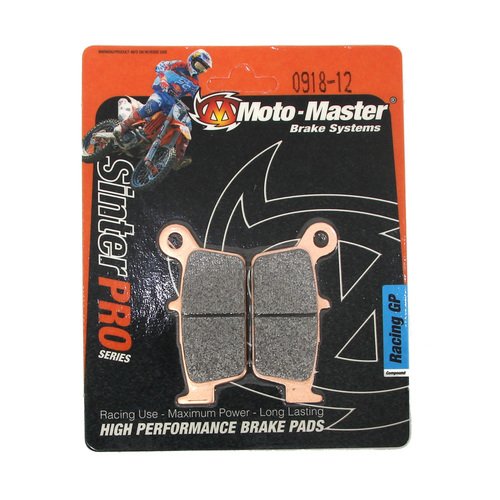 Yamaha WR200 1998-2000 Moto Master Rear Sinterpro Racing Gp Brake Pads