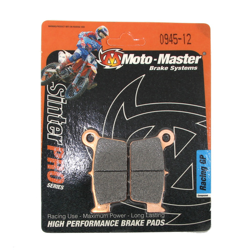 Suzuki RM125 1996-2010 Moto Master Rear Sinterpro Racing Gp Brake Pads