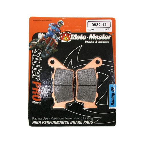 KTM 125 EXC 1999-2003 Moto Master Rear Sinterpro Racing Gp Brake Pads