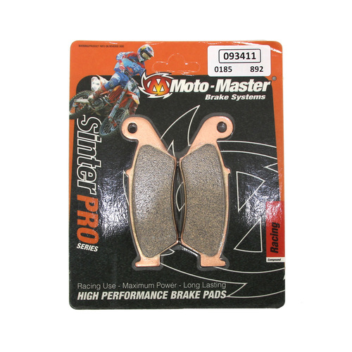 Honda CRF250R 2004-2021 Moto Master Front Sinterpro Racing Brake Pads