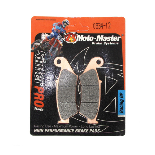 Kawasaki KDX200 1995-2006 Moto Master Front Sinterpro Racing Gp Brake Pads