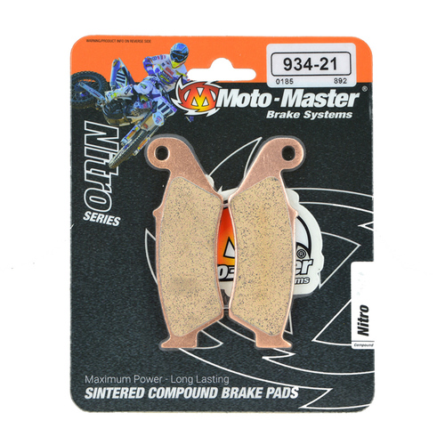 Honda XR400 1996-2004 Moto Master Front Nitro Brake Pads