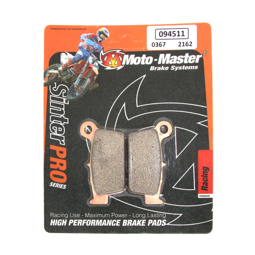 Yamaha YZ450FX 2016-2017 Moto Master Rear Sinterpro Racing Brake Pads