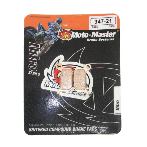 KTM 50 SX Mini 2002-2021 Moto Master Front Nitro Brake Pads