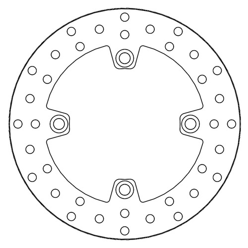 Honda CBR600RR Non-ABS 2003-2020 Moto-Master Halo Rear Brake Disc