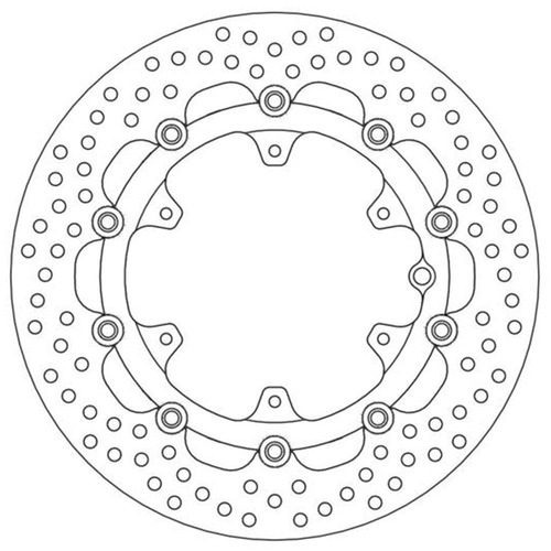 Gas-Gas ES700 2022-2024 Moto-Master Halo Left Front Brake Disc