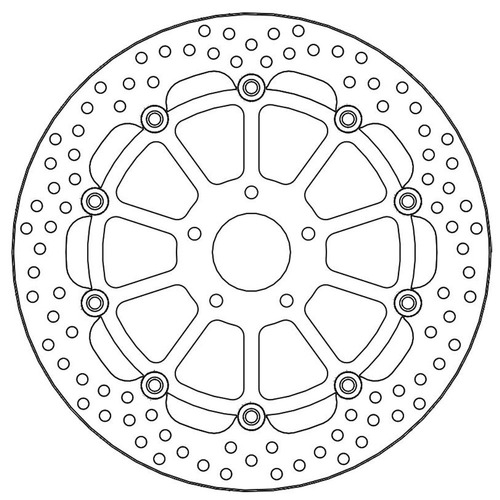 KTM 890 Duke R 2020 Moto-Master Halo Left Front Brake Disc