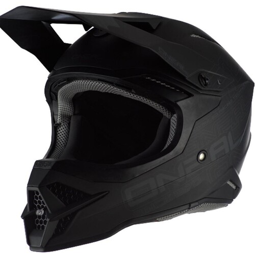 Oneal Series 3 Motocross MX Helmet Flat Black Adult XXL