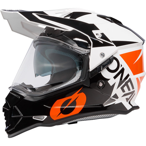 Oneal Sierra 23 Adventure MX Helmet Black Orange [Size: M]