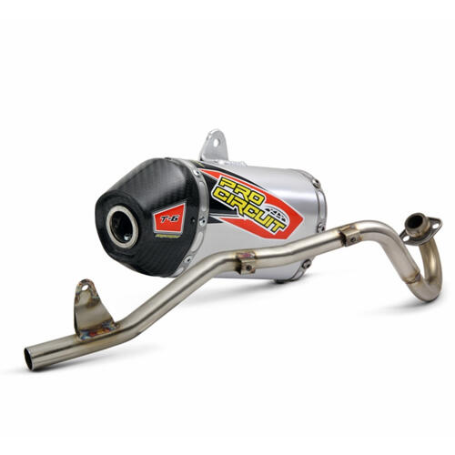 Honda CRF110F 2019-2024 Pro Circuit T-6 Full Exhaust System Carbon End Cap