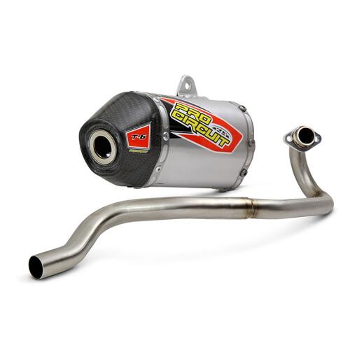 Kawasaki KLX110L 2002-2024 Pro Circuit T-6 Full Exhaust System Carbon End Cap