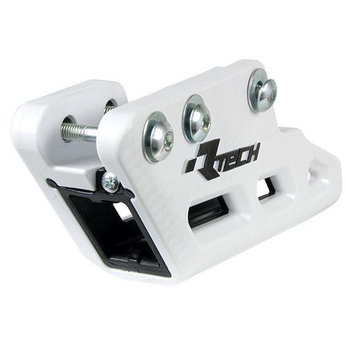 Yamaha WR250F 2007-2023 Rtech White/Black Worx R2.0 Monoblock Rear Chain Guide