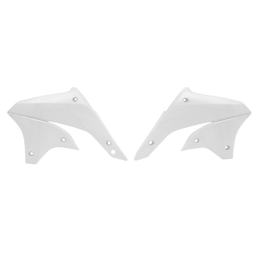 Kawasaki KLX450R 2007-2016 Rtech White Radiator Shrouds