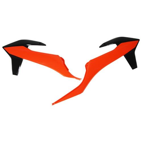 KTM 300XC TPI 2020-2021 Rtech Orange/Black Radiator Shrouds