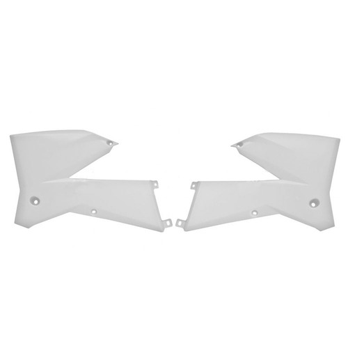 KTM 125 EXC 2005-2007 Rtech White Radiator Shrouds