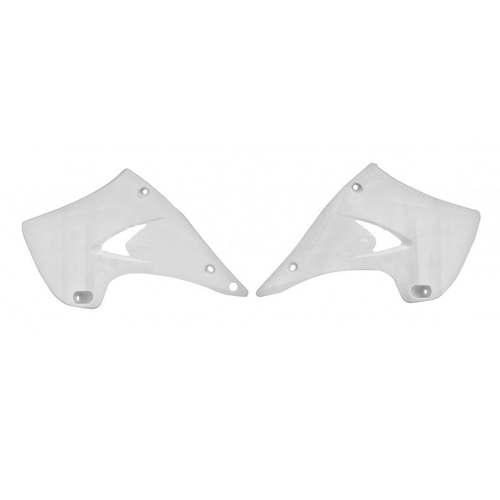 Kawasaki KX125 2003-2008 Rtech White Radiator Shrouds