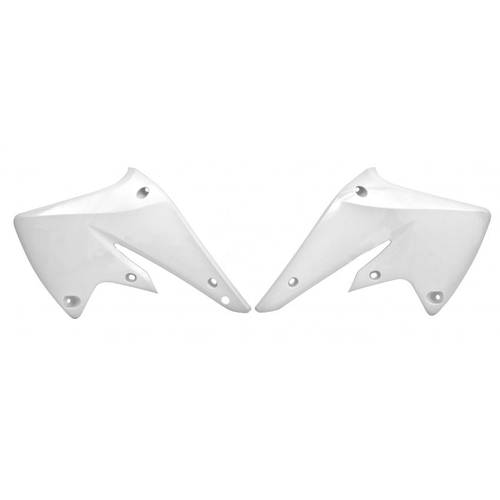 Kawasaki KX250F 2004-2005 Rtech White Radiator Shrouds