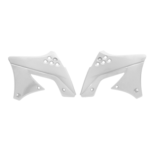 Kawasaki KX250F 2009-2012 Rtech White Radiator Shrouds