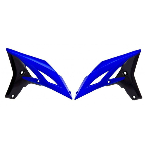 Yamaha WR450F 2012-2015 Rtech OE Blue/Black Radiator Shrouds