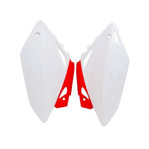 Honda CRF450R 2005-2006 Rtech OE Red/White Side Covers Panels